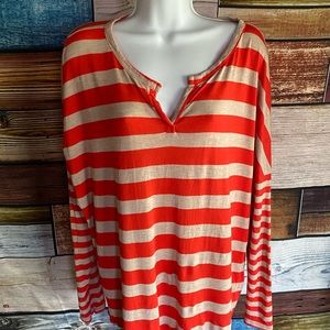 Two Toned Long Sleeve Shirt